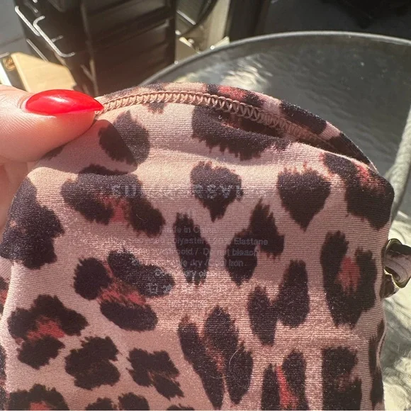 Summersalt Midi Sports Bra Tank Top in Leopard - Picture 4 of 7